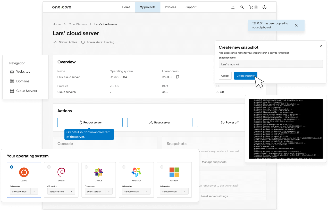 Ytelsessterk VPS hosting